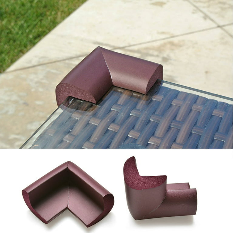 XPLKQXE Edge Protector Guard, Home Office Self-Adhesive Furniture Edge  Strips, Proof Bumper Foam Padding, Desk Edge Cushion (Color : Brown, Size :  2m)