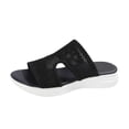 thumbnail image 3 of Mostsola Slippers for Women Soft Sole Walking Shoes Mesh Slide Sandals Open Toe Casual Beach Shoes, 3 of 9