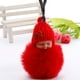 thumbnail image 2 of Llavero de bebé durmiendo, lindo llavero de muñeco de bebé con bola de piel sintética y bola de cristal rosa, colgante decorativo para bolso de coche, regalos para mujeres y niñas, 2 of 6