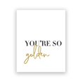 thumbnail image 1 of Pop Singer Harry Album Golden Prints , You're So Golden Lyrics Canvas Painting Poster Music Wall Art Pictures Home Room DecorA2 42x60 cm No Frame Gao Jinjia LED, 1 of 2