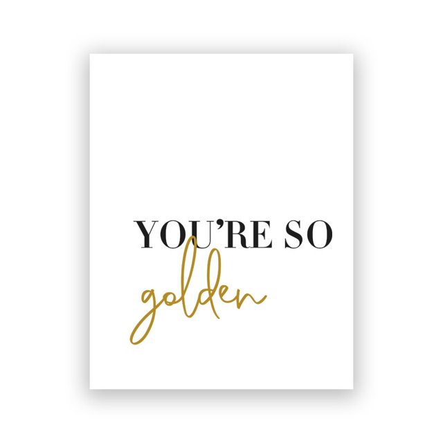 Pop Singer Harry Album Golden Prints , You're So Golden Lyrics Canvas Painting Poster Music Wall Art Pictures Home Room DecorA2 42x60 cm No Frame Gao Jinjia LED