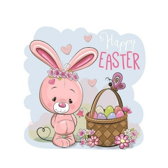 Happy easter: Easter coloring book (Paperback)