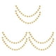 thumbnail image 1 of Kearding Paquete de 6 colgantes de estrellas, adornos colgantes con purpurina Extra fina, regalo creativo, suministros para fiestas, Type1 NO1, 1 of 6