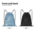 thumbnail image 5 of Bingfone Ocean On Striped Drawstrings Backpacks Bags For Men Women Gym Drawstrings Bag, 5 of 9