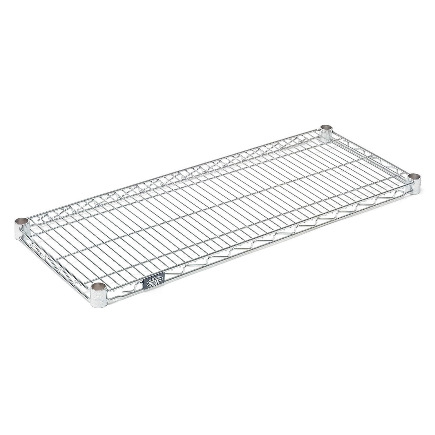 Nexel Chrome Wire Shelf w/Clips, 36"W x 24"D