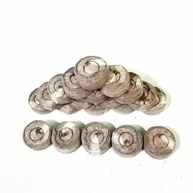 Seed Starting Pellets Plug Soil Blocks 30 mm Diameter 50 Count Biodegradable Nursery Medium for Transplanting