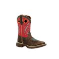 thumbnail image 2 of Lil' Durango Little Kids Gator Emboss Western Boot Size 10(M), 2 of 5