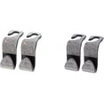 thumbnail image 1 of 4 Pack Bling Car Seat Headrest Hooks, Car Shinny Rhinestone Creative Rear Backrest Hook, Back Seat Organizer for Rear Space Finishing of Cars (Silver2+Black2), 1 of 8