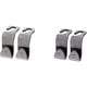 thumbnail image 1 of Paquete de 4 ganchos para reposacabezas de asiento de coche, gancho de respaldo trasero creativo con diamantes de imitación brillantes para coche, organizador de asiento trasero para acabado de espacio trasero de coches, 1 of 8
