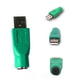 thumbnail image 2 of Adaptador convertidor USB 2.0 tipo A macho a PS2 hembra para ratón de teclado de PC, 2 of 2