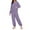 Purple, variant on BILIKEYU Women's Comfortable Lounging Warm Sleepwear Set, Fall Sets for Women, Pajamas for Women Set, Women's Sleepwear