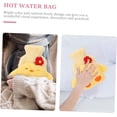 thumbnail image 5 of Bolsa de agua caliente de 500 ml - Acogedora y esponjosa felpa suave y lindo patrón de pollo Bolsa de agua caliente Funda de goma Cómoda, segura y duradera para las piernas traseras, 5 of 5