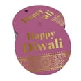 thumbnail image 1 of Inkdotpot Real Gold Foil Happy Diwali Tag Favor Hang Paper Tag 100 Piece, 1 of 7
