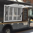 thumbnail image 3 of Concession Window – Aluminum Alloy for Food Trucks, RVs & Trailers – 4 Horizontal Sliding Screens – Awning Door with Drag Hook – Mobile Kitchen Service Window, 3 of 8