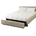 thumbnail image 6 of Modus Furniture Levi Tufted Footboard Storage Bed in Toast Linen, 6 of 11