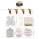 thumbnail image 3 of Decoración de Pascua, regalos de Pascua, juego de bandejas de Pascua con niveles, juego de bandejas de primavera con niveles, decoración de madera para bandejas de Pascua con niveles, bandeja con letr, 3 of 6