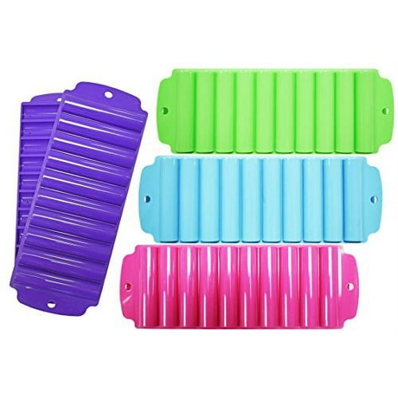 Click Home Design Plastic Ice Roll Trays Assorted Colors