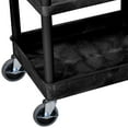 thumbnail image 5 of 3 Shelf Black Tub Cart, 5 of 5