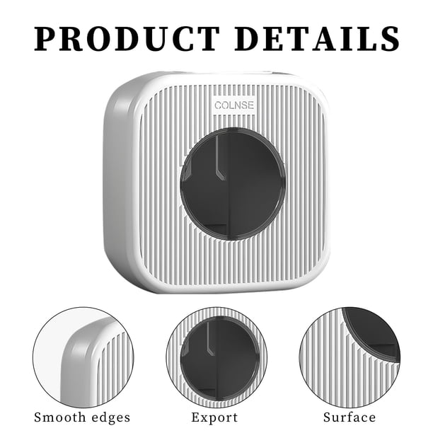 Caja De Almacenamiento De Envoltura De Plástico Caja de almacenamiento con cubierta de película adhesiva, utensilios de cocina a prueba de polvo y sin perforaciones de gran capacidad Likrtyny Libre de BPA