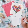 thumbnail image 3 of EverLove Unique Quilling Card - Heart Shaped Flower Design | Handmade Greeting Card for Birthday, Anniversary, Christmas, Mother’s Day, Thank You, Friends & Loved Ones, 3 of 6