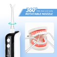 thumbnail image 3 of hilo dental eléctrico de chorro de agua, irrigador digital led, lavadora de hilo dental de agua, limpieza bucal eléctrica portátil para el hogar, verde oso de fresa  Electrónica, 3 of 5