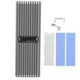 thumbnail image 2 of SSD Heat Sink, Anti-Rust  Heat Dissipation Heat Sink, Non-Slip for Hard Drive Host Red,Silver,Gray, 2 of 7