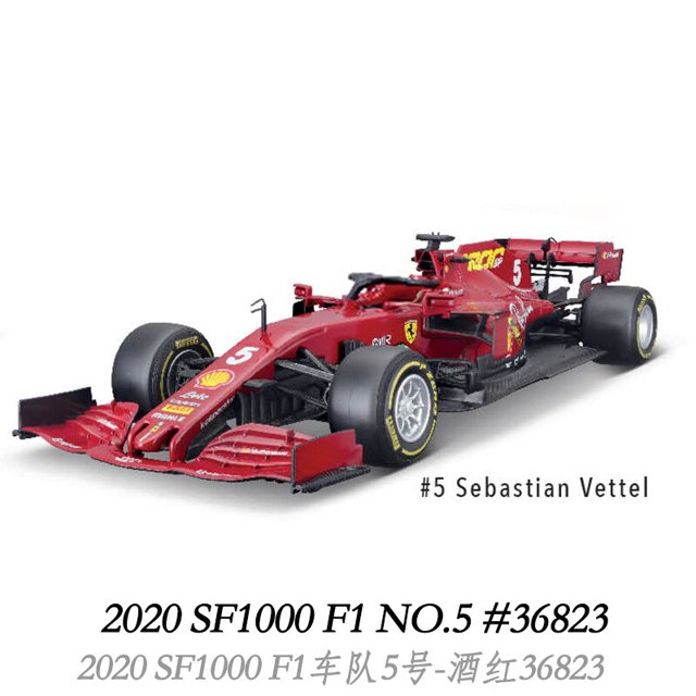 Modelo de coche de fórmula F1 1:43 para niños, juguete de Metal fundido a presión, 2016, 2017, 2018, 2019, 2020, temporada conmemorativa, regalo Fivean unisex