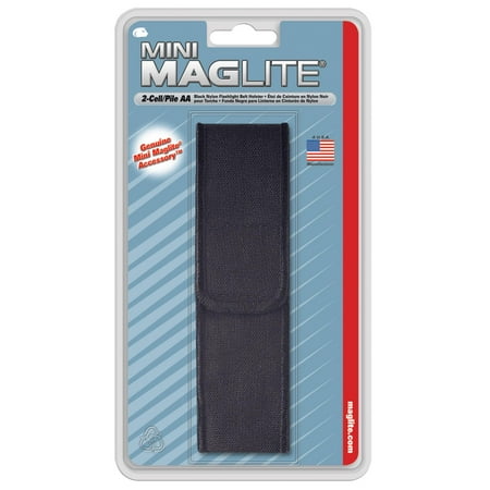 Aa Cell Holster - Maglite Holster Nylon, Full Flap Holster for AA