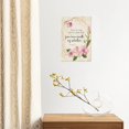 thumbnail image 2 of Psalm 62 1 Metal Signs Floral Bible Verse Wall Art Scripture Wall Decor Christian Quote Nursery Bible Poster Decor for Bedroom Artwork for Office (12x16 in), 2 of 5
