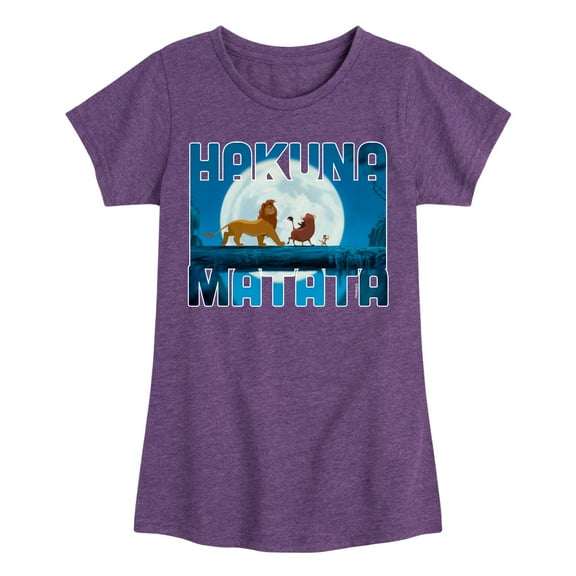 The Lion King - Hakuna Matata - Toddler & Youth Girls Short Sleeve Graphic T-Shirt