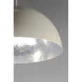 thumbnail image 3 of Hemisphere 1 - Light Gloss White And Aluminum White Modern - LED Aluminum Pendant Light, 3 of 5