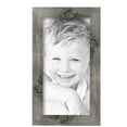 thumbnail image 2 of ArtToFrames 7" x 14" Winter White Barnwood 1.5 Inch Picture Frame, 7x14 inch Brown MDF Poster Frame (WOM-4661), 4 Pack, 2 of 7