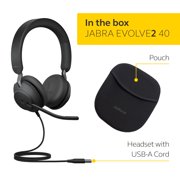 Jabra Evolve2 40 SE USB-A, UC Stereo Wired Headset
