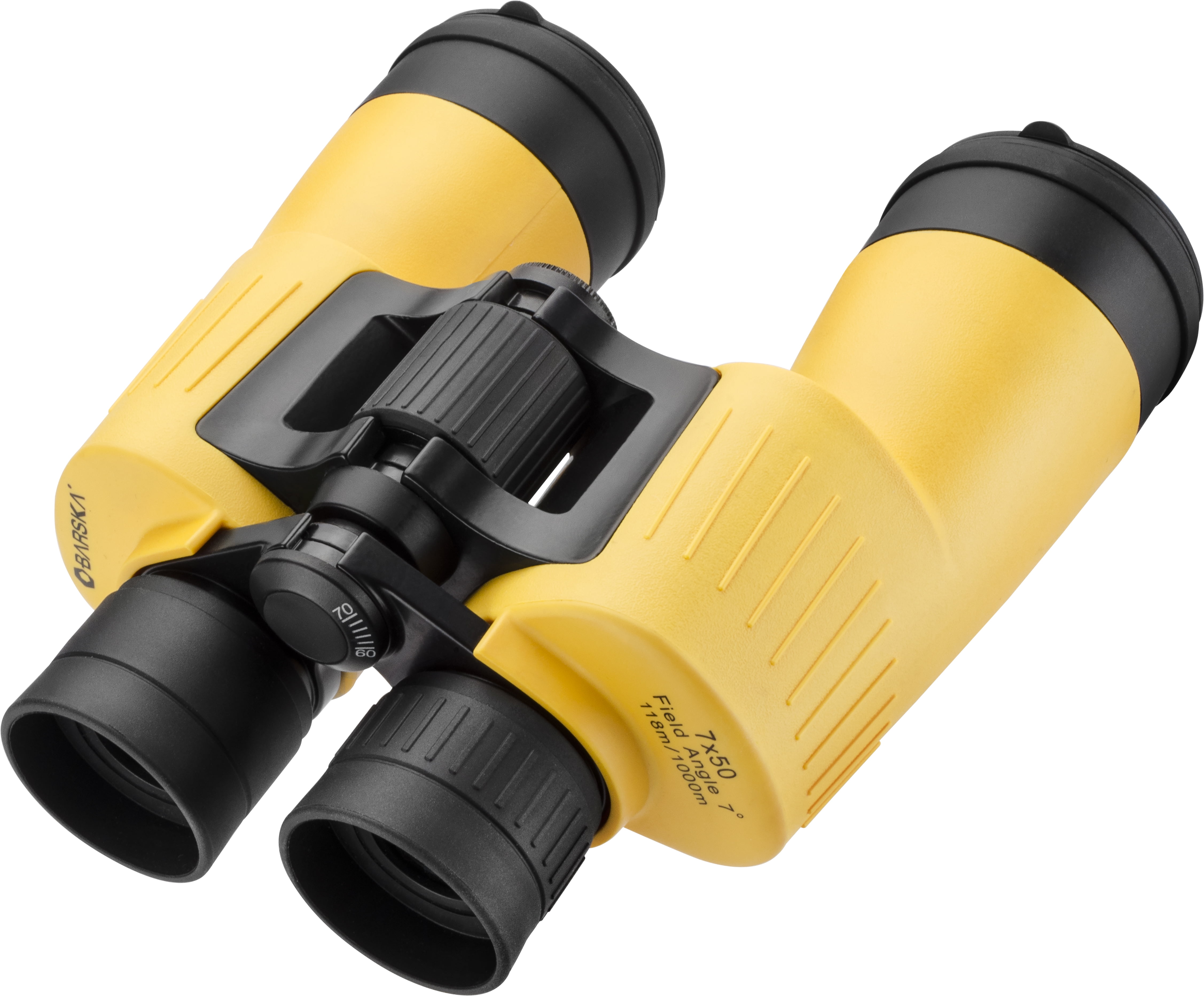 BARSKA 7x 50mm WP Yellow Floatmaster Floating Binoculars AB12738