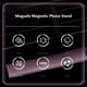 thumbnail image 5 of Soporte para teléfono de coche - soporte magnético giratorio a 1080° con diseño plegable • 8 imanes fuertes para fijación segura del teléfono • Universal para todos los teléfonos • Gris/Dorado/Plata, 5 of 6