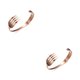 thumbnail image 1 of Brazalete Jumpingount con forma de horquilla Oro rosa Acero, 1 of 6