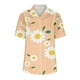 thumbnail image 4 of Blusa con estampado floral de manga corta con cuello en V para mujer OAVQHLG3B Store  lin121212, 4 of 4