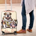 thumbnail image 4 of Happy Mother's Day Proud Bulldog Mom Travel Luggage Cover Dog Lover Gifts Idea Suitcase Dust Protective Decor - 03003, 4 of 5