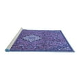thumbnail image 2 of Ahgly Company Machine Washable Indoor Rectangle Persian Blue Traditional Area Rugs, 5' x 7', 2 of 4