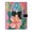 Tropical Window Bloom, variant on DIY Winged Skull Printed Microfiber Leather Notebook 9.2x6.7" Refillable Binder Journal with Pen Loop&Pockets 100 Sheets