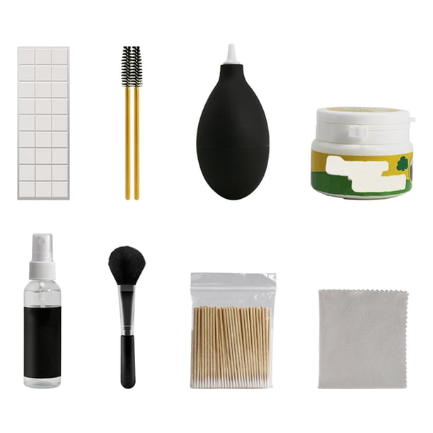 Kit de limpieza universal profesional, herramienta de limpieza portátil para auriculares, teléfonos inteligentes, PC, producto digital, portátil juego de 8 piezas Macarena limpieza de productos digitales