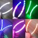 thumbnail image 5 of Pestañas postizas con luz LED, resistentes al agua, brillantes, encantadoras, para maquillaje, fiestas, clubes, bares, Halloween, Navidad, Año Nuevo, maquillaje, pestañas, 5 of 5