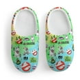 thumbnail image 3 of Ghostbusters Slimer Kids Cotton Slippers Slip-on Indoor Memory Foam House Shoes Fluffy Slippers Furry Cozy Comfy Slippers Boys Girls, 3 of 8