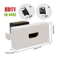 thumbnail image 5 of PatungKu HDTV Female To Female Support Easy Use for Wall Plate Outlet Panel Installation, 5 of 11