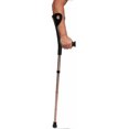 thumbnail image 4 of Folding Elbow Arm Adult Crutch, Height Adjustable Medical Arms Cuff Momentum, Portable Lightweight Aluminum Alloy, 4 of 5