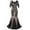 Black Beige, variant on PrettyGuide Women's Evening Dress 1920s Sequin Mermaid Hem Maxi Long Formal Ball Gown, Small