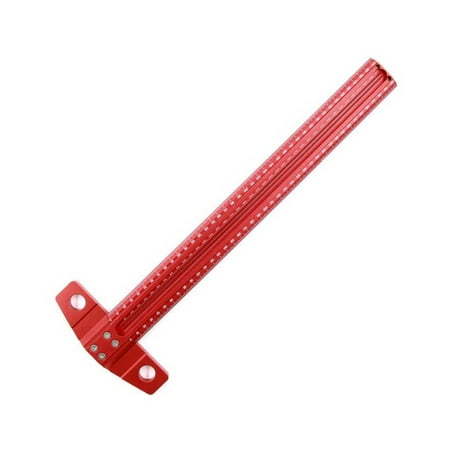 

Ruler T-type Aluminium Alloy Professional Precise Scribing Gauge Woodworking Scribe Tool DIY Tools Parallel Carpenter 400MM