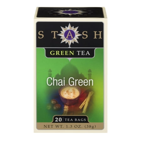 Stash Tea Chai Green Tea - Case of 6/20 Bags