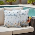 thumbnail image 2 of Outdoor Pillow Covers 18x18 Set of 2, Blue Starfish Coastal Waterproof Patio Throw Pillow Covers for Couch Sofa Chair, Nautical Summer Beach Ocean Sea Decorative Pillowcases for Throw Pillows, 2 of 9