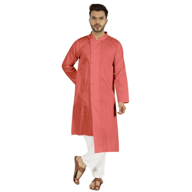 Atasi Kurta Pyjama Indien Ensemble 2 Pcs pour Hommes Tenue de Fête Robe Traditionnelle Tenue Ethnique